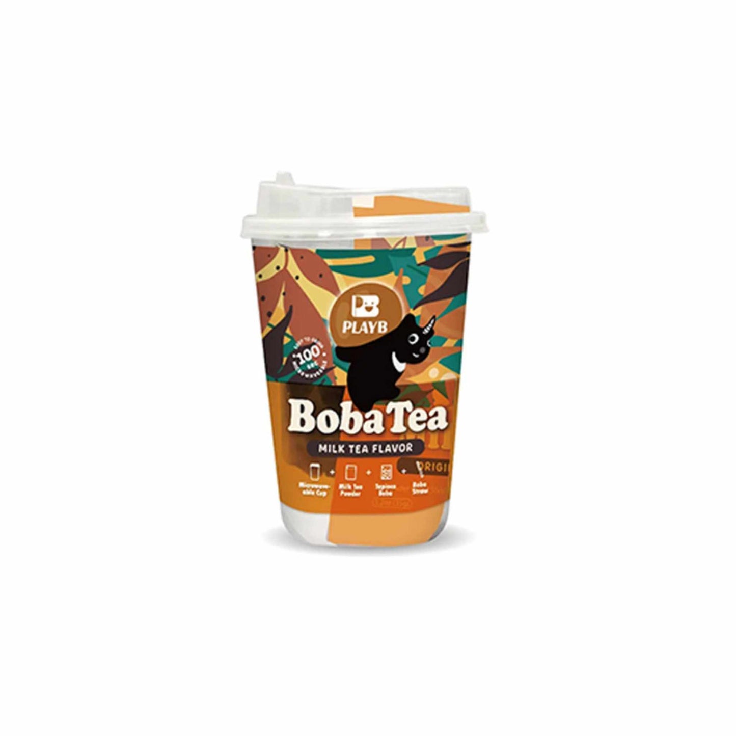 PLAYB BUBBLE TEA CUP- MILK TEA 85g
