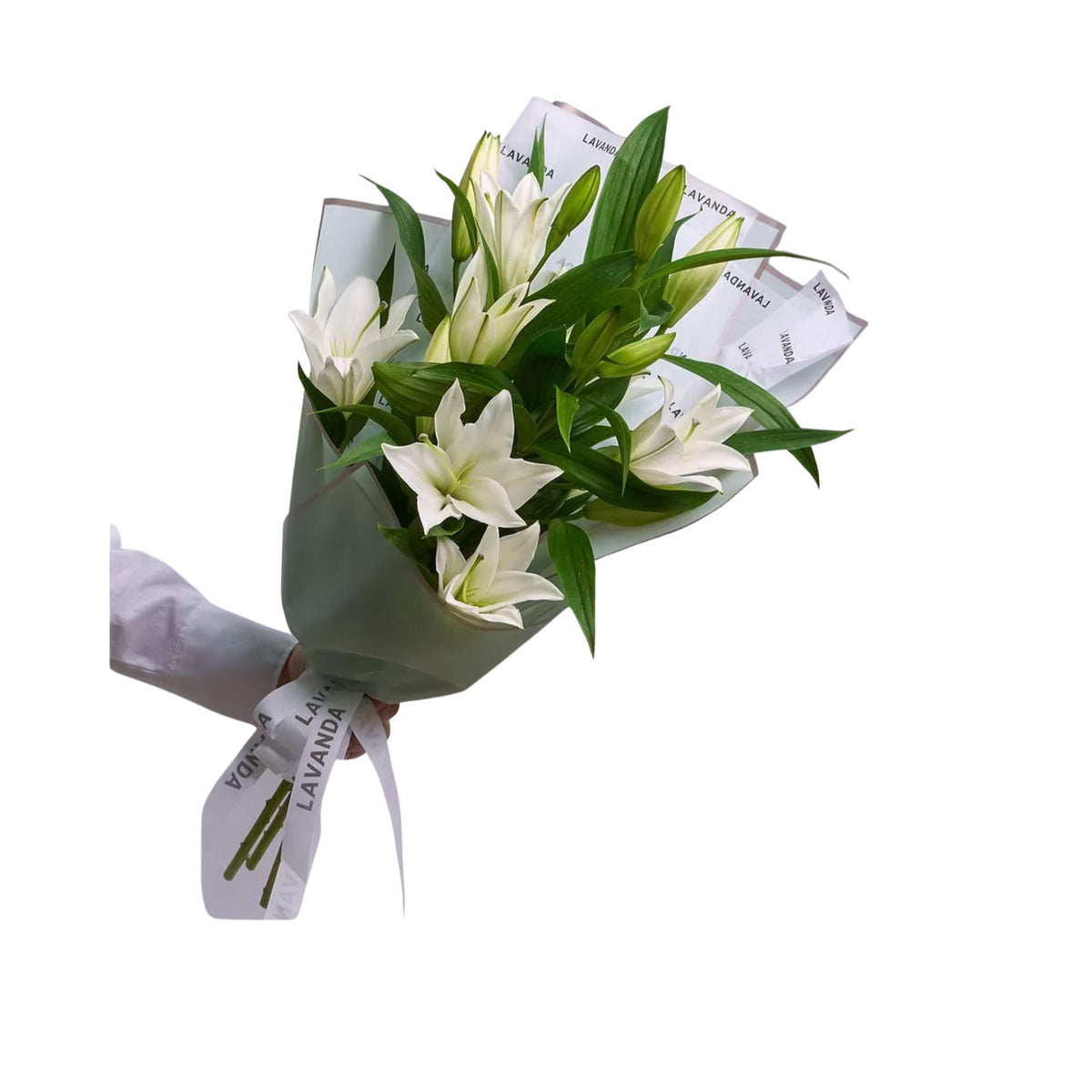 Sweet Grace: Lilies & Asian Snacks Set
