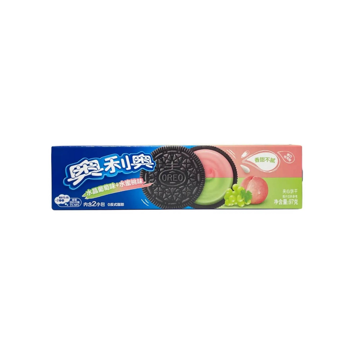 Oreo Grape and Peach Flavour Chinese 97g