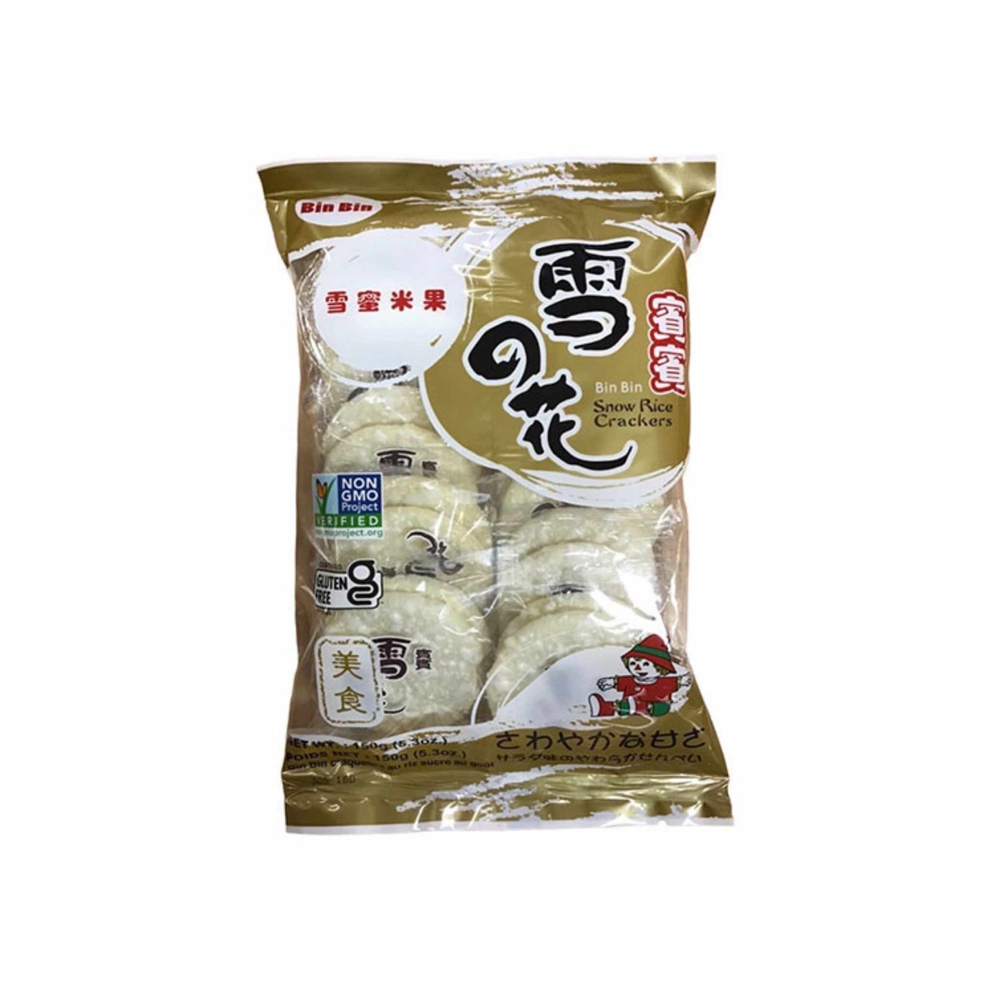BINBIN Rice Cracker-Snow 150g