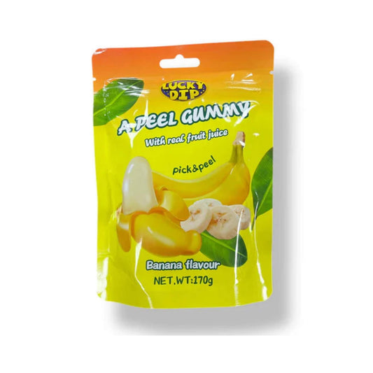 Amos Peel Gummy Candy Banana Flavour 170g