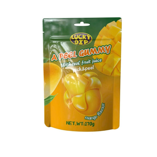 Amos Peel Gummy Candy Mango Flavour 170g