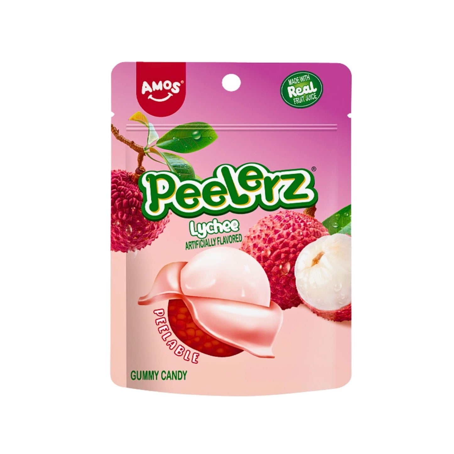 Amos Peelerz Lychee Peg Bag  85g