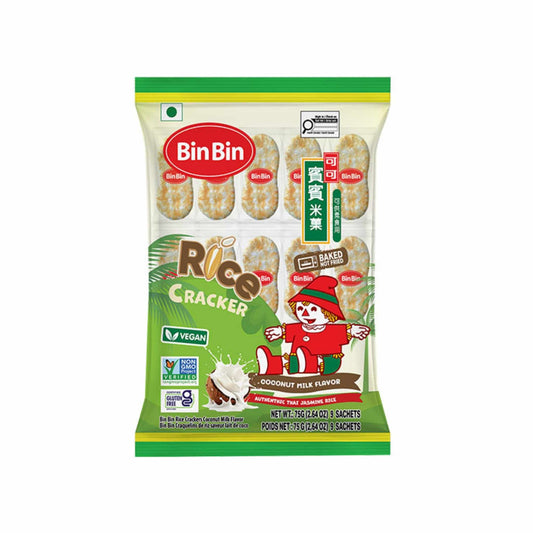BINBIN RICE CRACKER-Coconut 75g