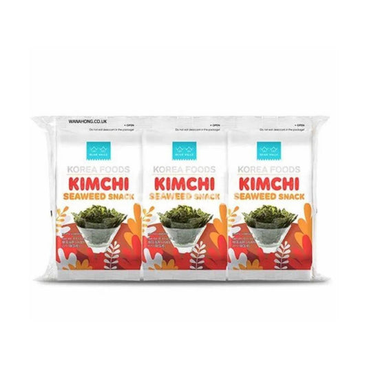 Blueville Seaweed Snack Kimchi Flavour (4g x 3)