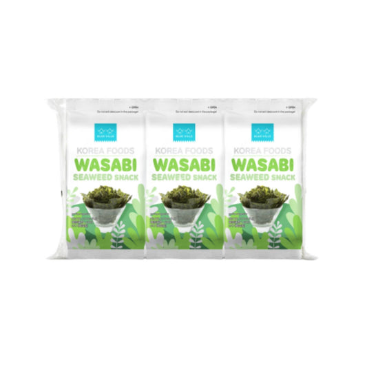 Blueville Seaweed Snack Wasabi Flavour (4g x 3)
