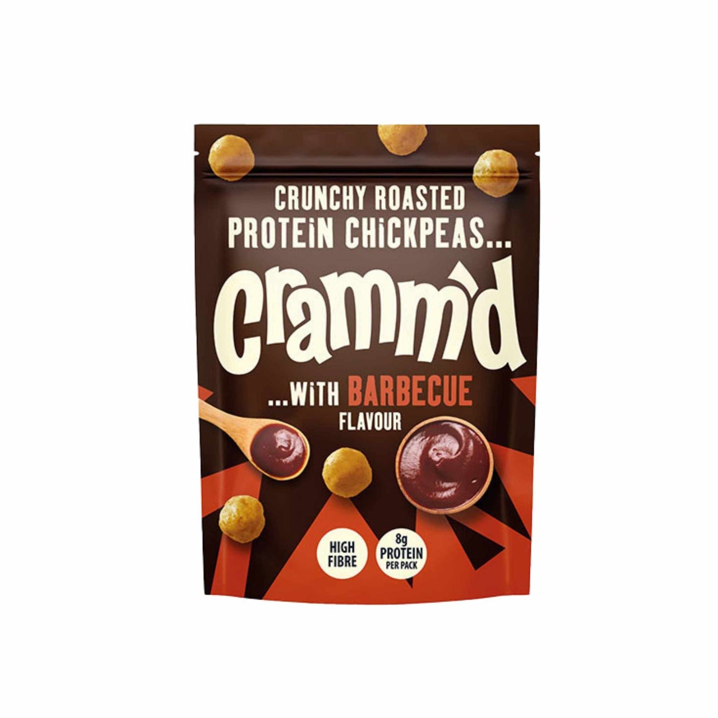 CRAMM'D Crunchy Roasted Protein Chickpeas -BBQ Flavour 50g