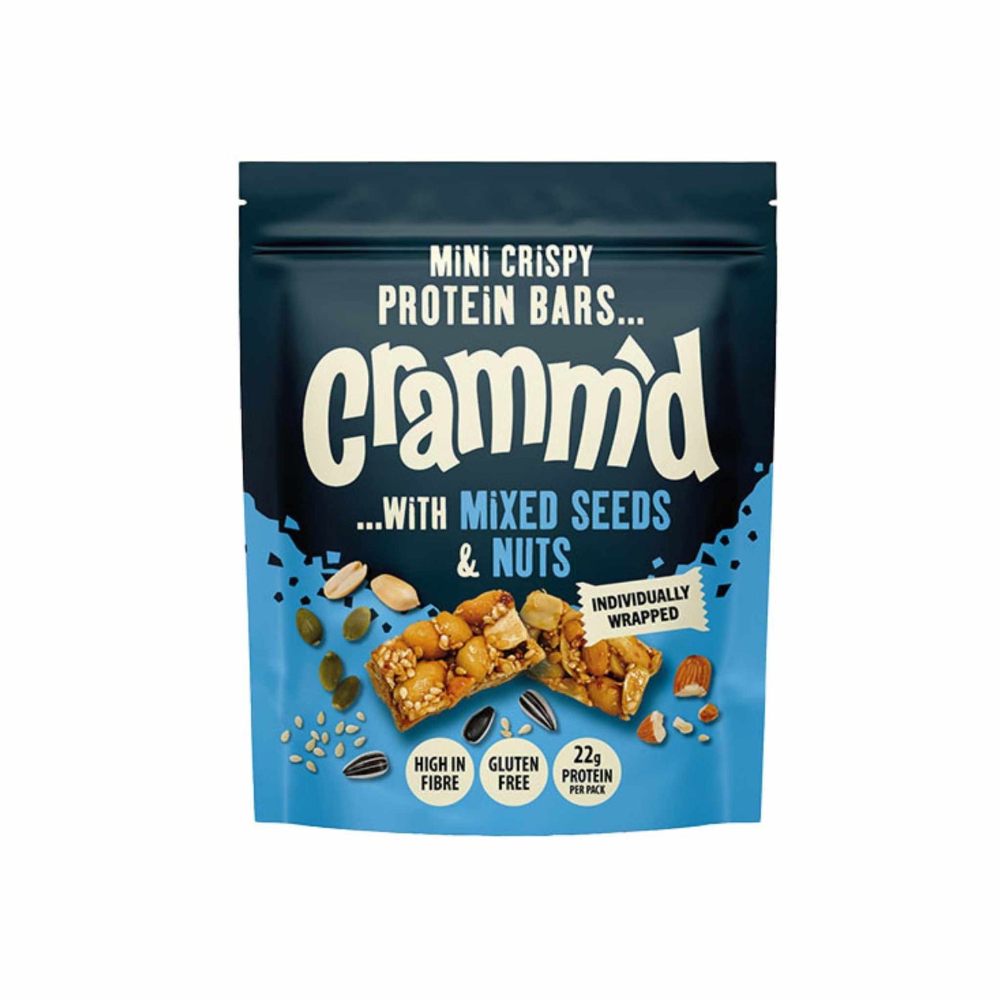 CRAMM'D Protein Bars - Mixed Seeds and Nuts 110g