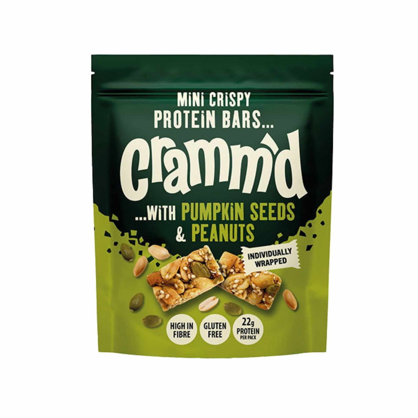 CRAMM'D Protein Bars - Pumpkin seeds peanuts 110g
