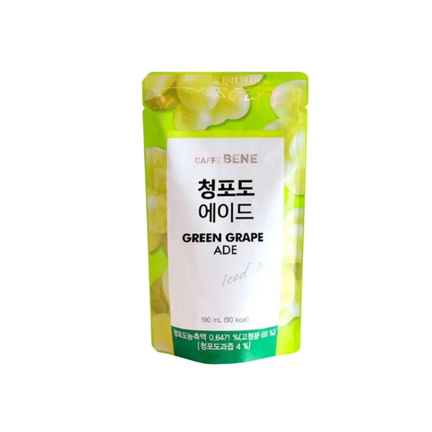 Caffe bene Green Grape Ade Pouch 190ml