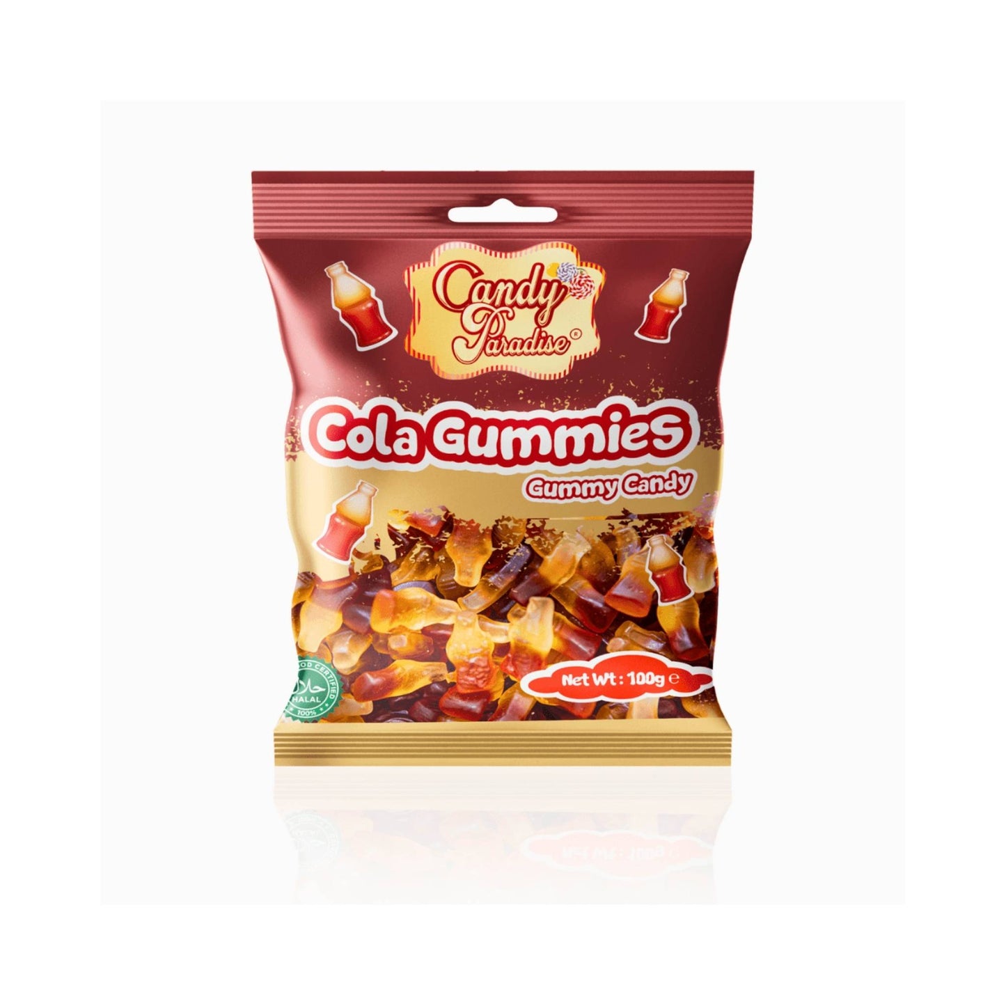 Candy Paradise Gummy Candy Cola Bottles 100g
