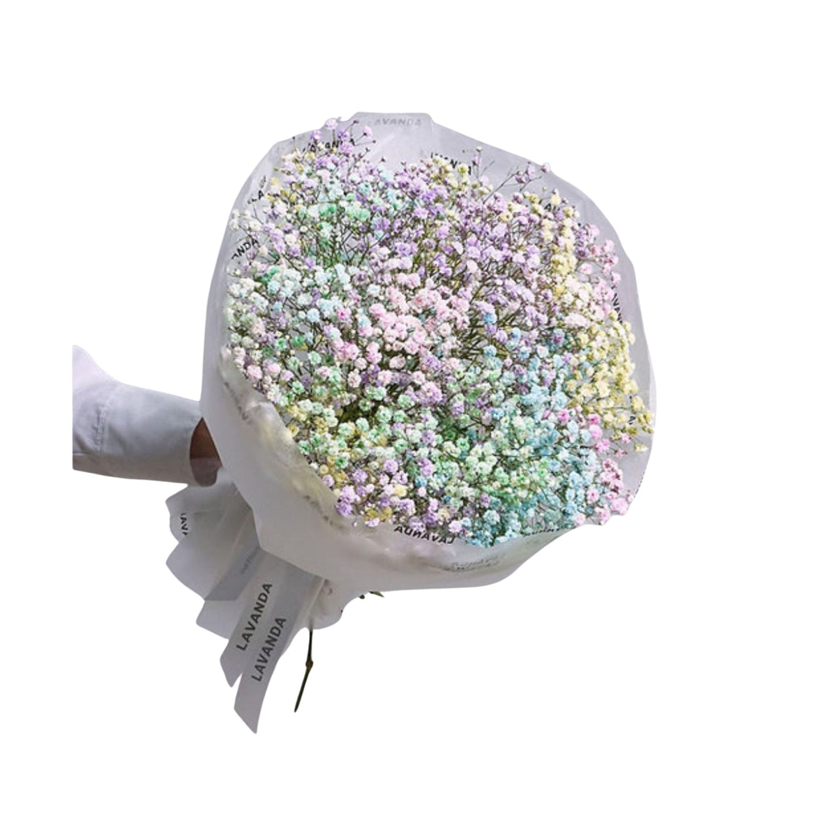 Pastel Cloud Gypsophila & Snack Gift Box