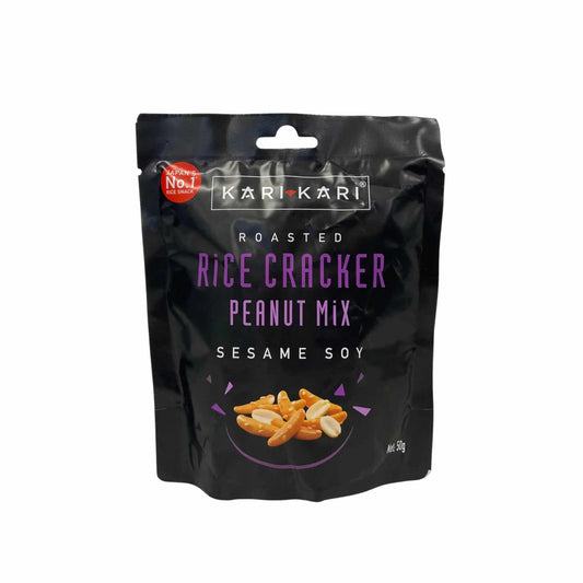 KARI KARI Rice Crackers & Peanuts Sesame Soy 50g