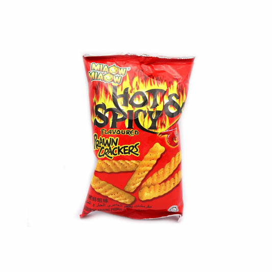 MIAOW MIAOW- Hot and Spicy Prawn crackers 60g