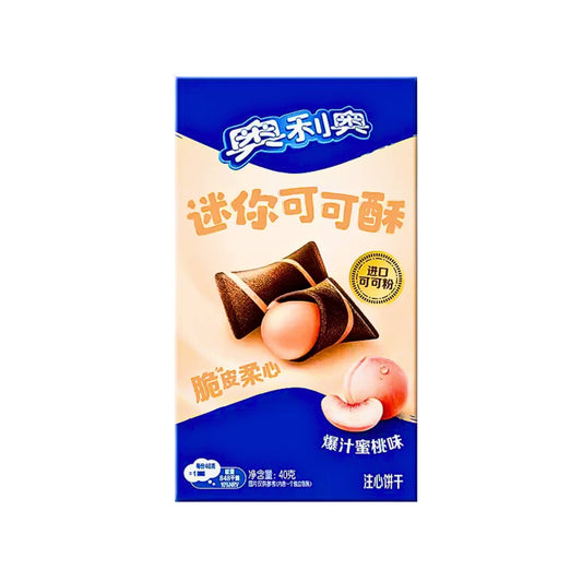Oreo Mini Cocoa Crisp Peach Flavour 40g