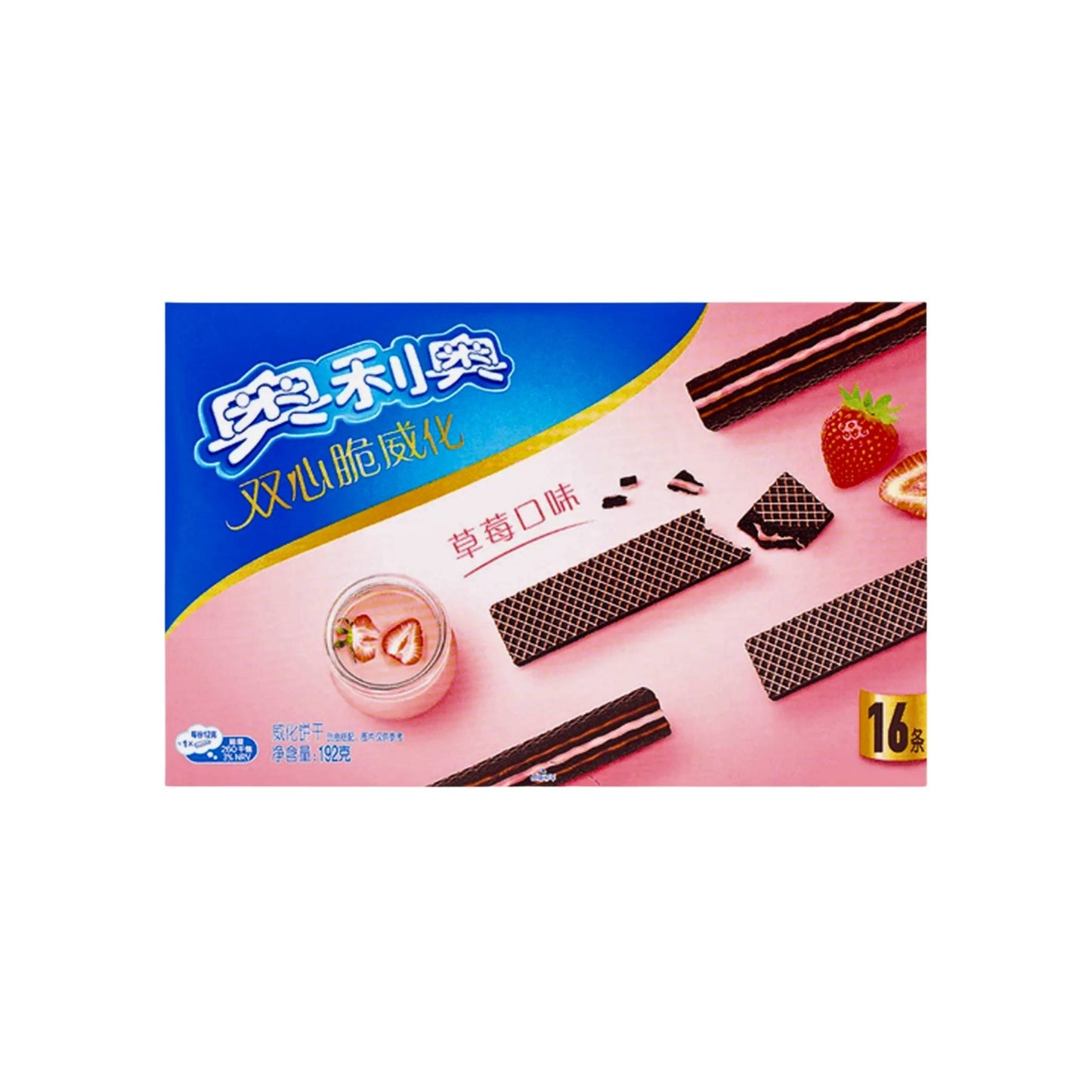 Oreo Wafers Strawberry Flavour Chinese 72g