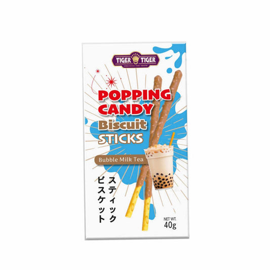 POPPING CANDY BISCUIT STICKS- Bubble Milk Tea