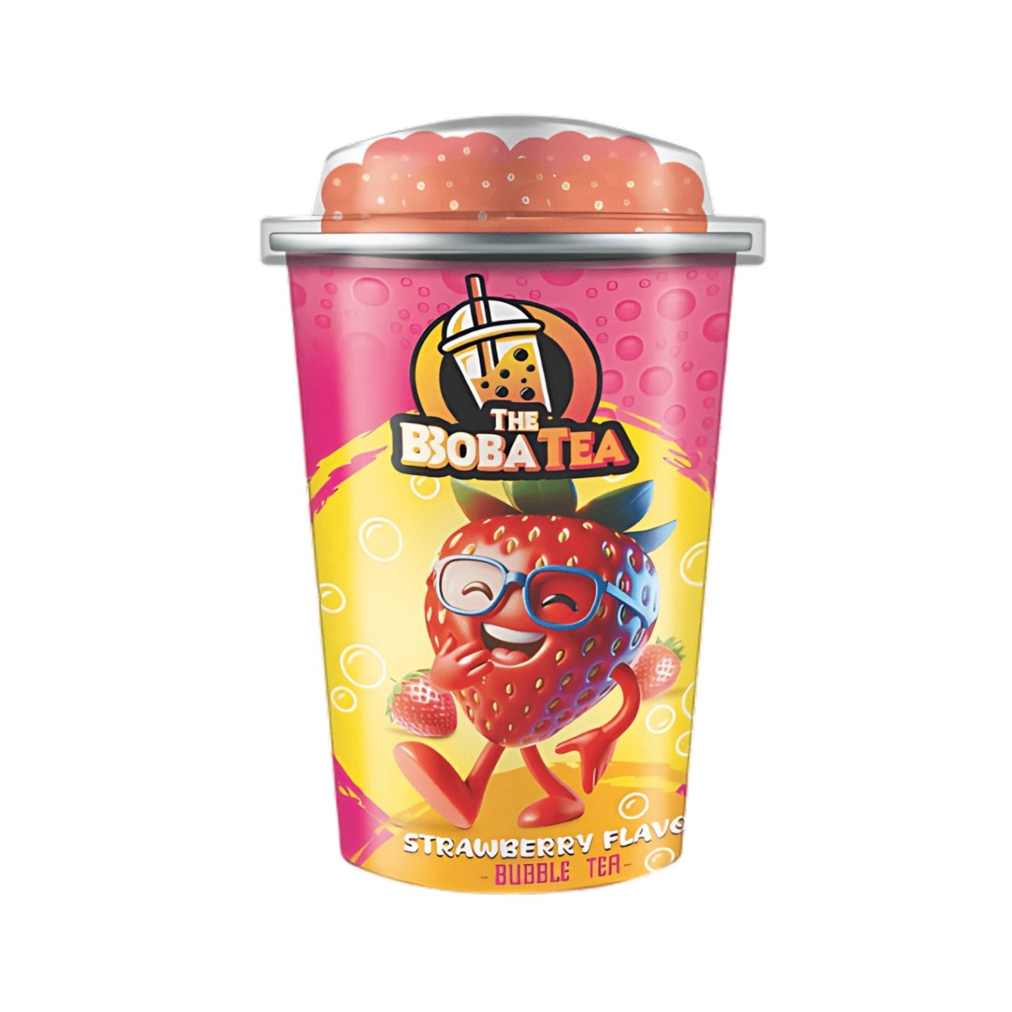 Popping Boba Cups Strawberry Flavour 230ml