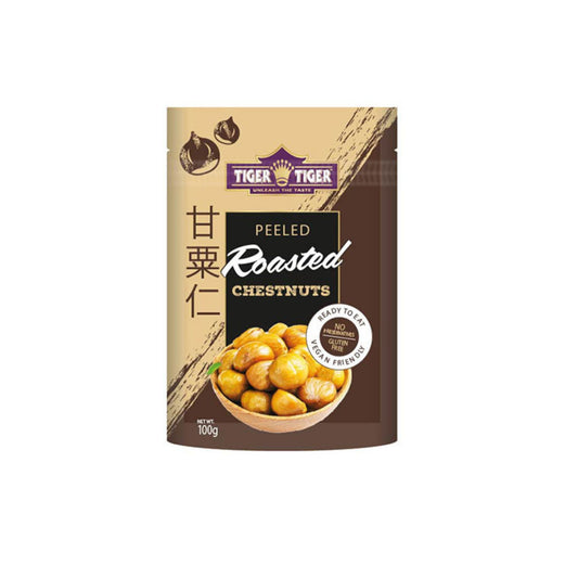 Tiger Tiger Peeled Cooked Whole Chestnuts 100g
