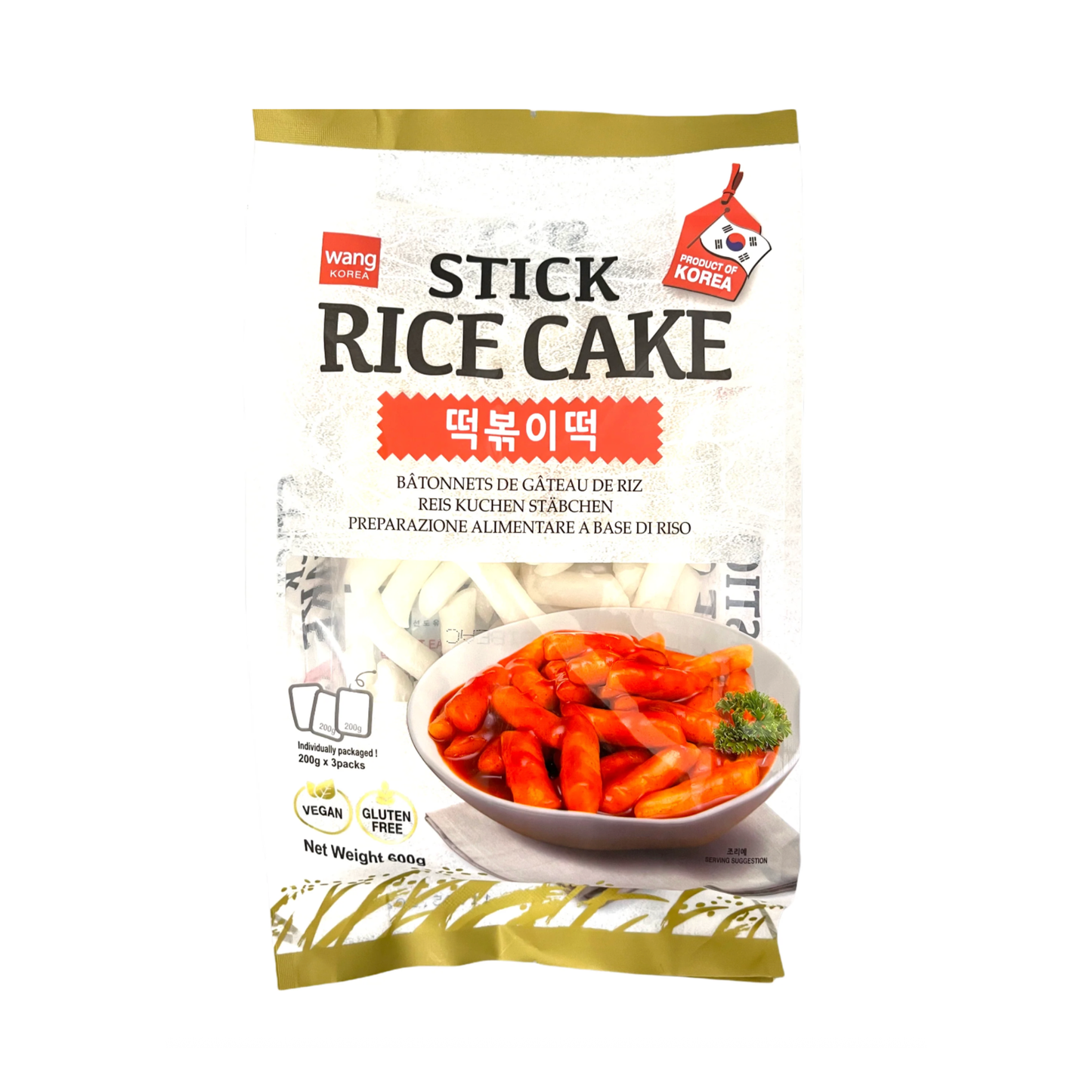 Wang Rice Cakes (Stick) 600g – STICK